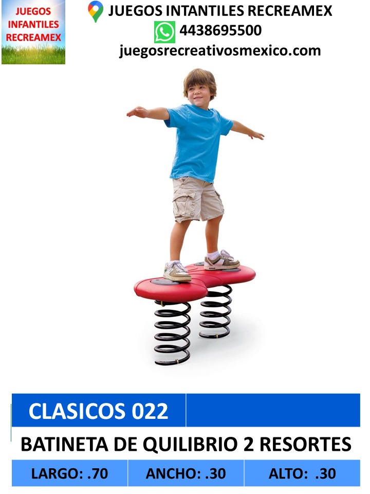 batineta de equilibrio de 2 resortes